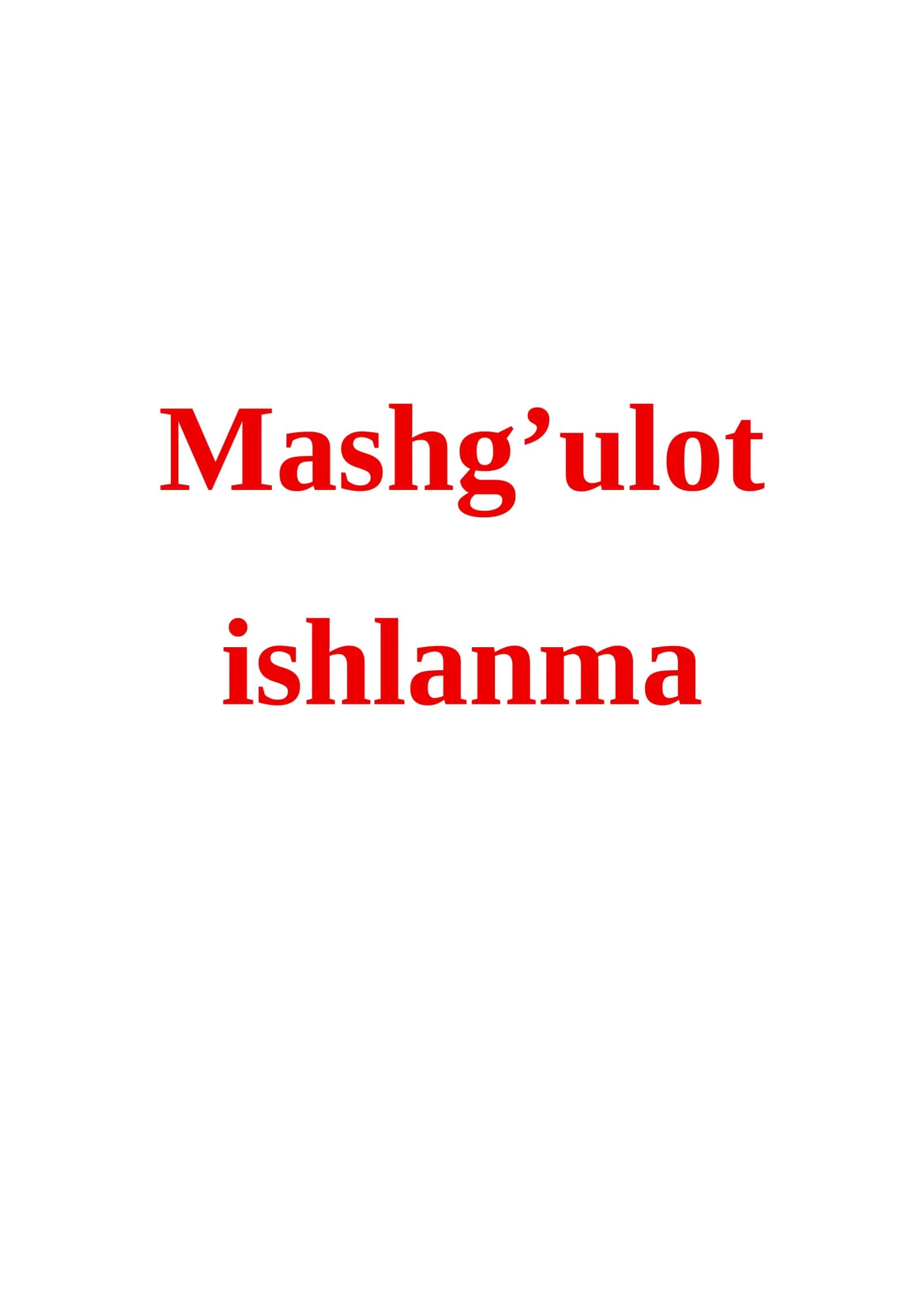Kuz daraxtini chizish (Sehrli barmoqlar) mashgulot ishlanma
