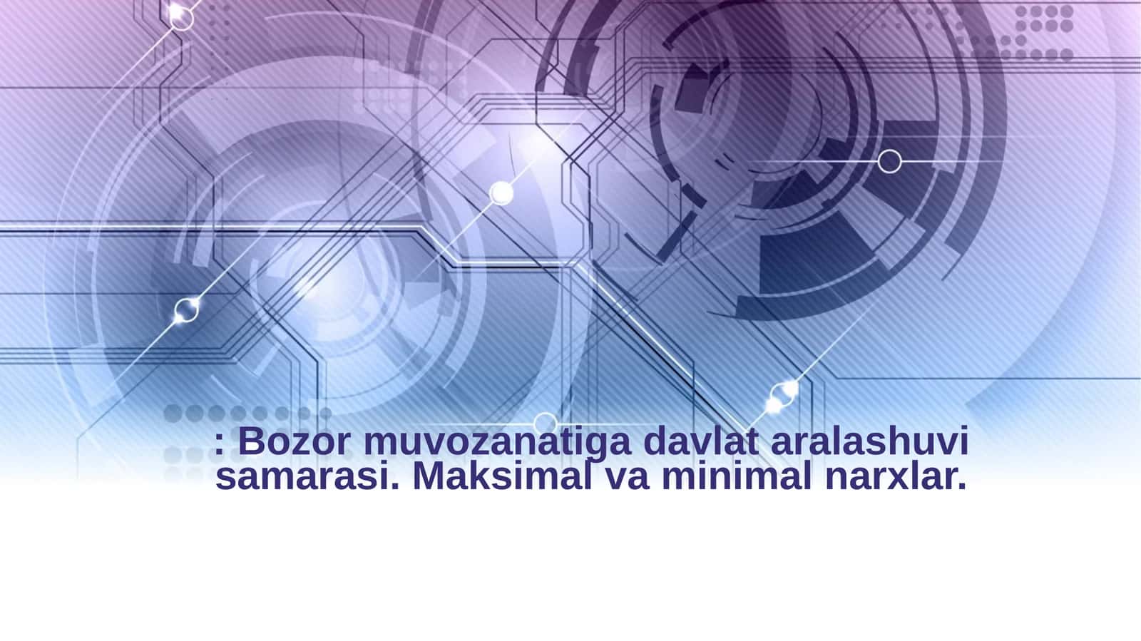 Bozor muvozanati