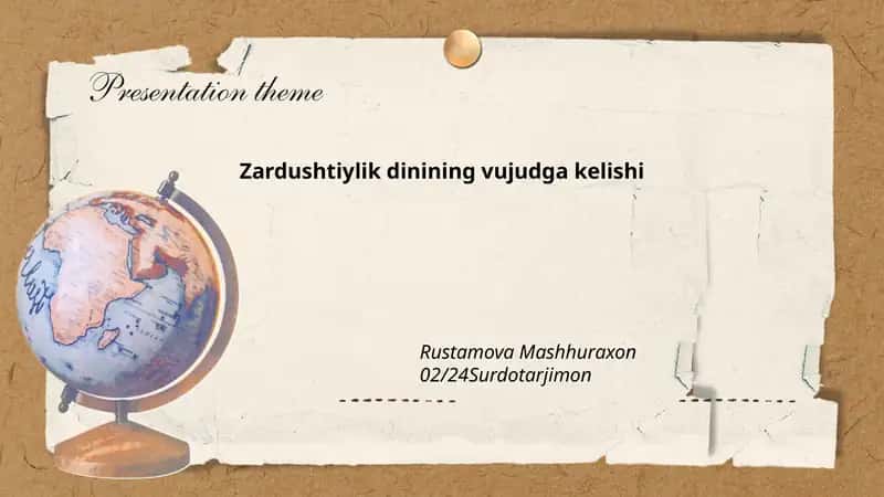 Zardushtiylik dinining vujudga kelishi