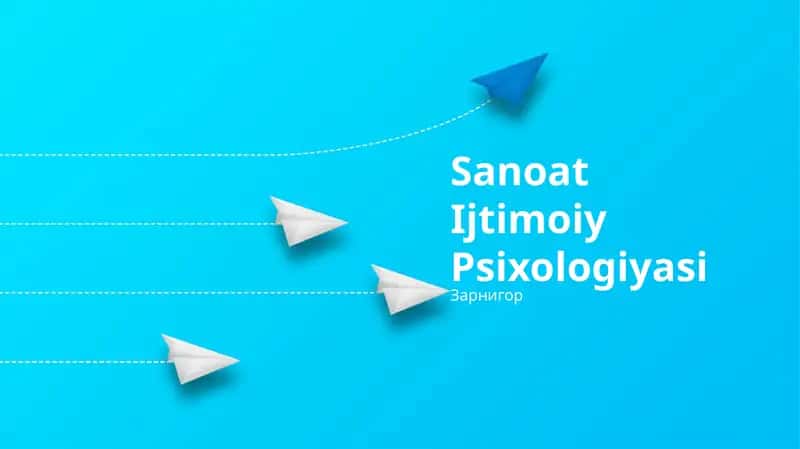 Sanoat Ijtimoiy Psixologiyasi