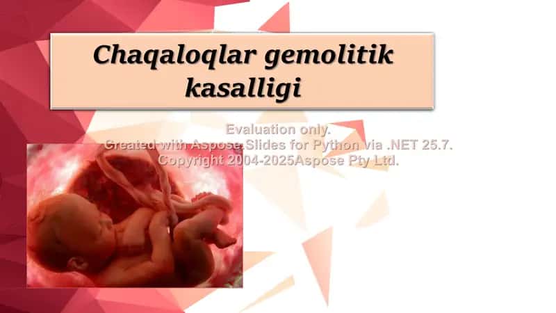 Chaqaloqlar gemolitik kasalligi