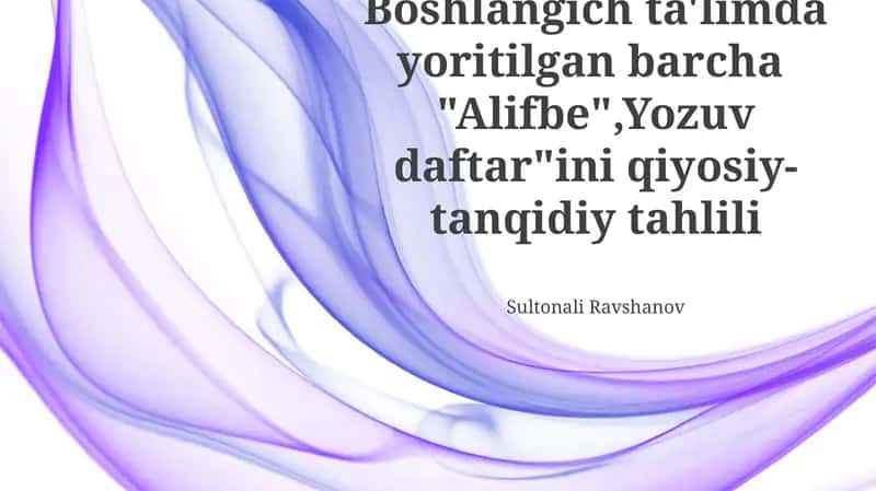 Alifbo Dizaynlarini Taqqoslash Tahlili
