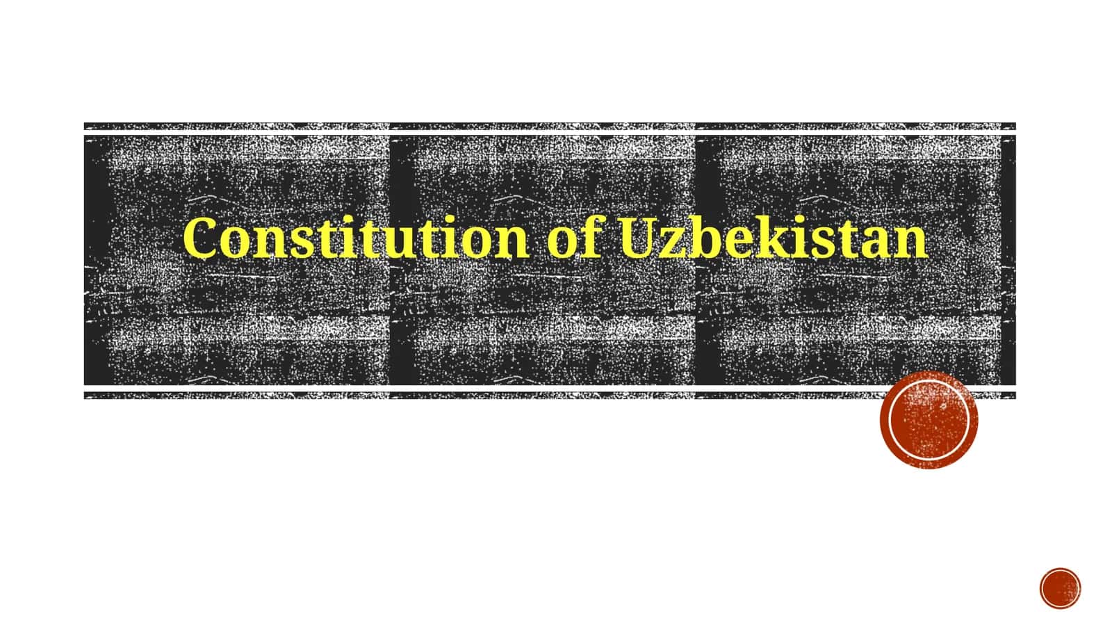 Uzbekistan Konstitutsiyasi