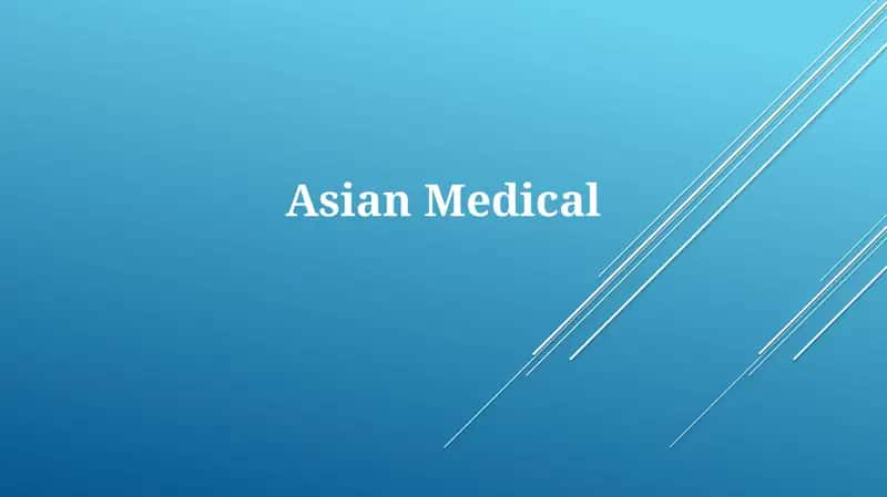 Traditional Asian Medicine Overview