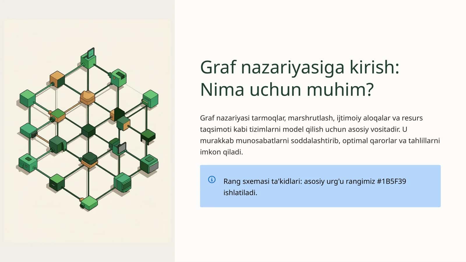 Graf nazariyasiga kirish: Nima uchun muhim?