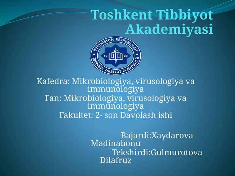 Shartli patogen dioreogen ichak gruppa bakteriyalari