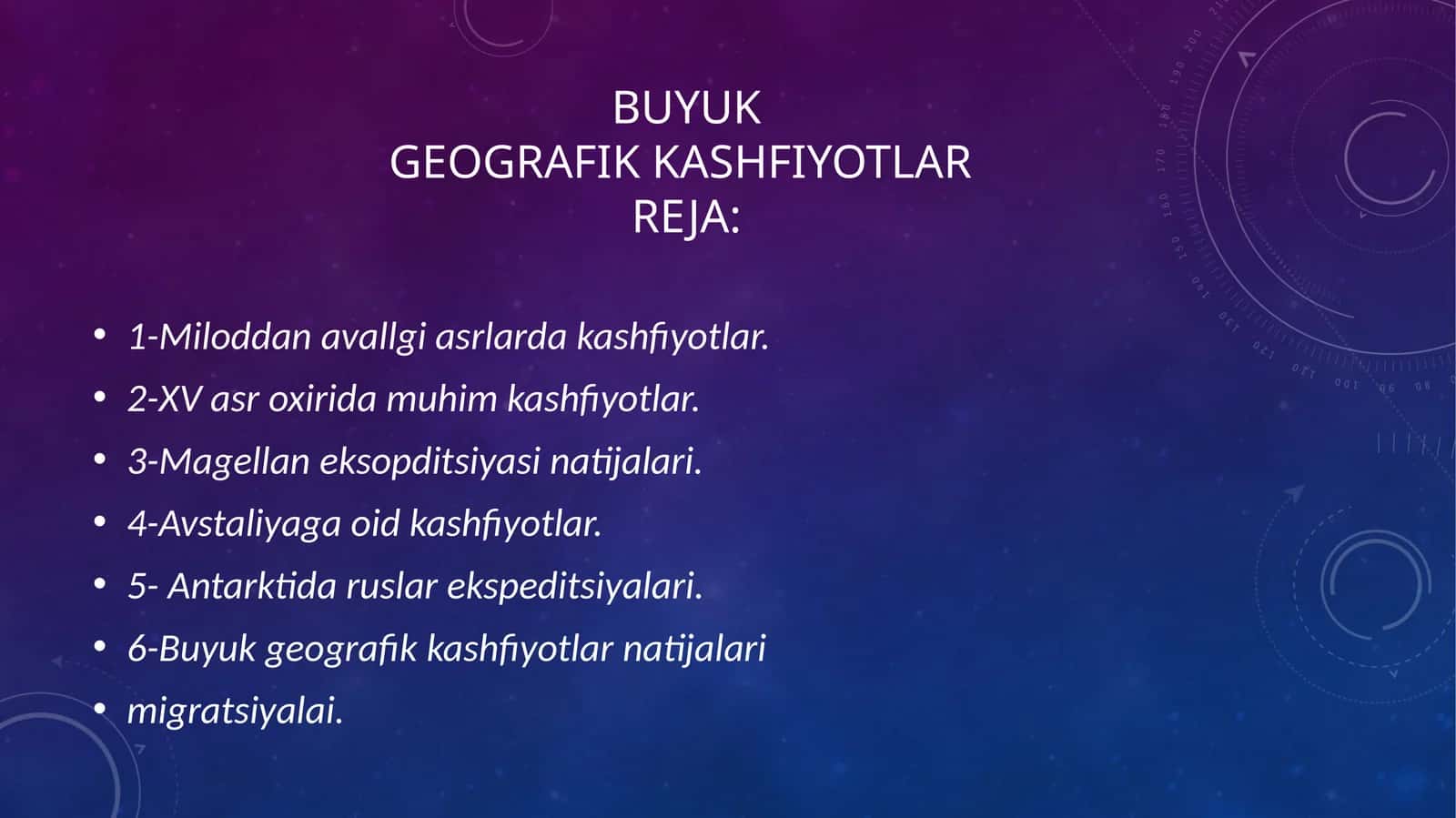 BuyukGeografik Kashfiyotlar