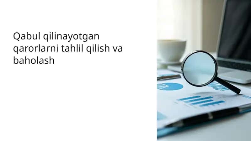 Qaror qabul qilish jarayonining asosiy bosqichlari