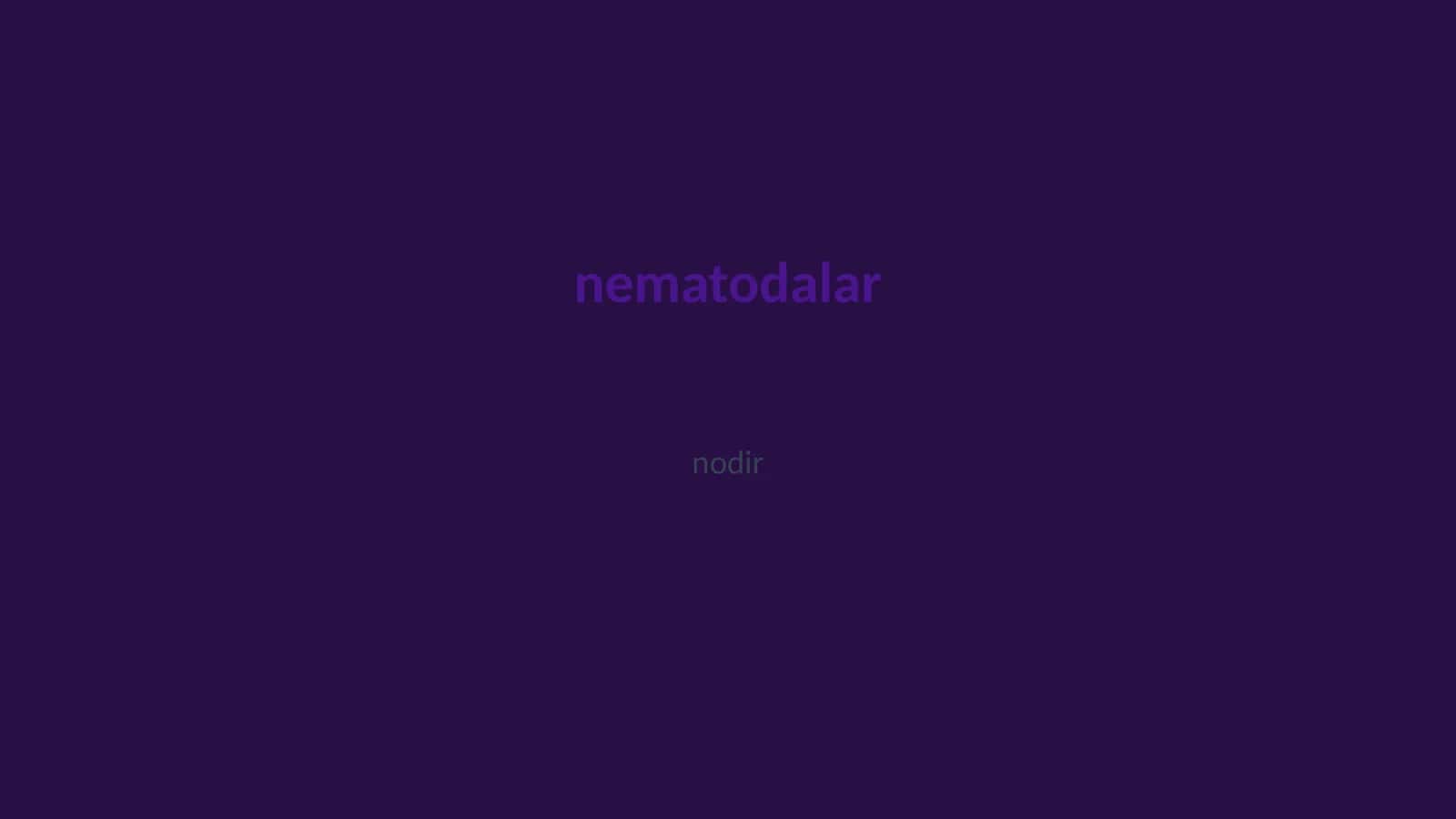 Nematodalar