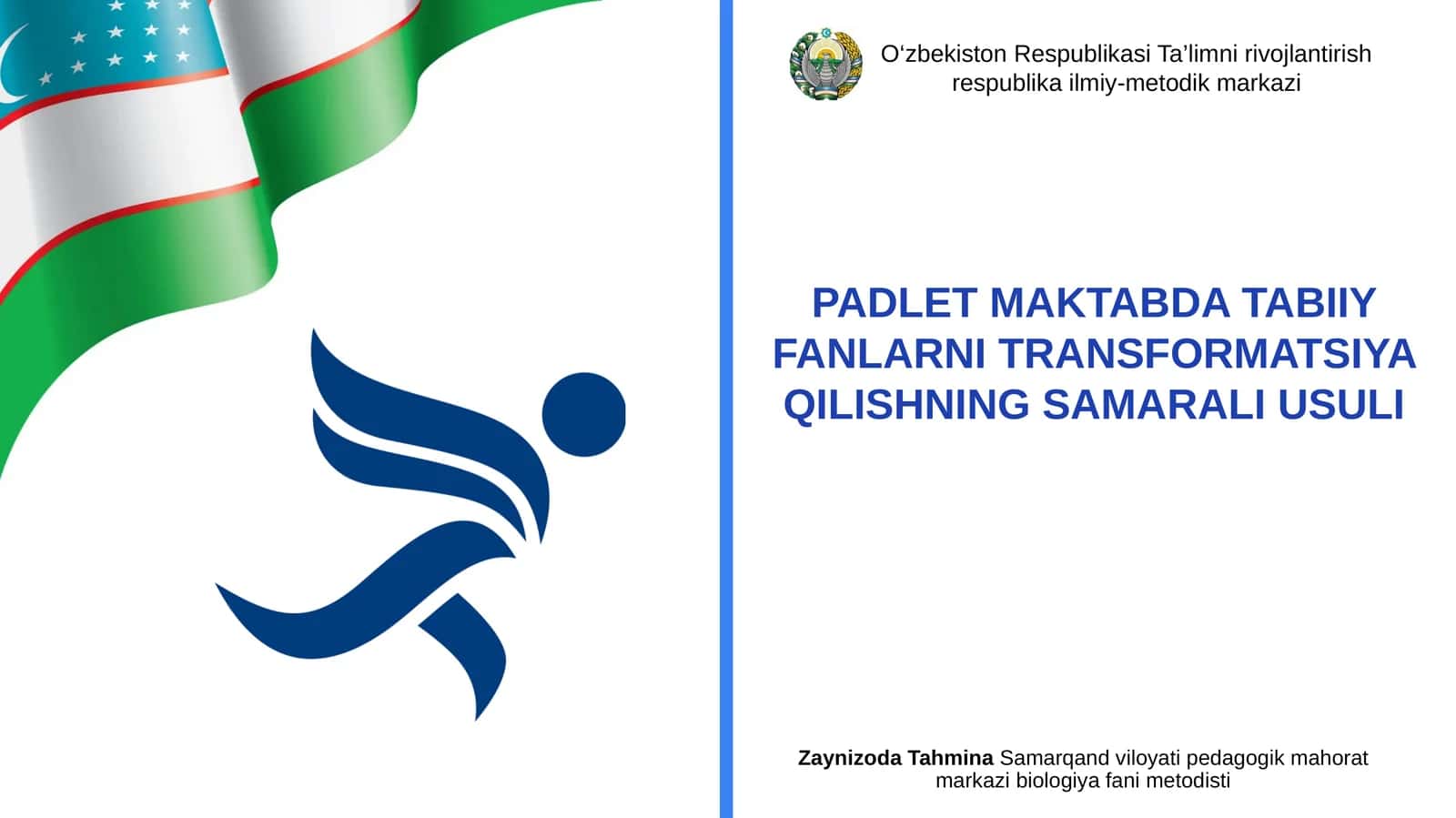 Davlat ta’lim standartidagi talablarni qondirish uchun innovatsion usullar