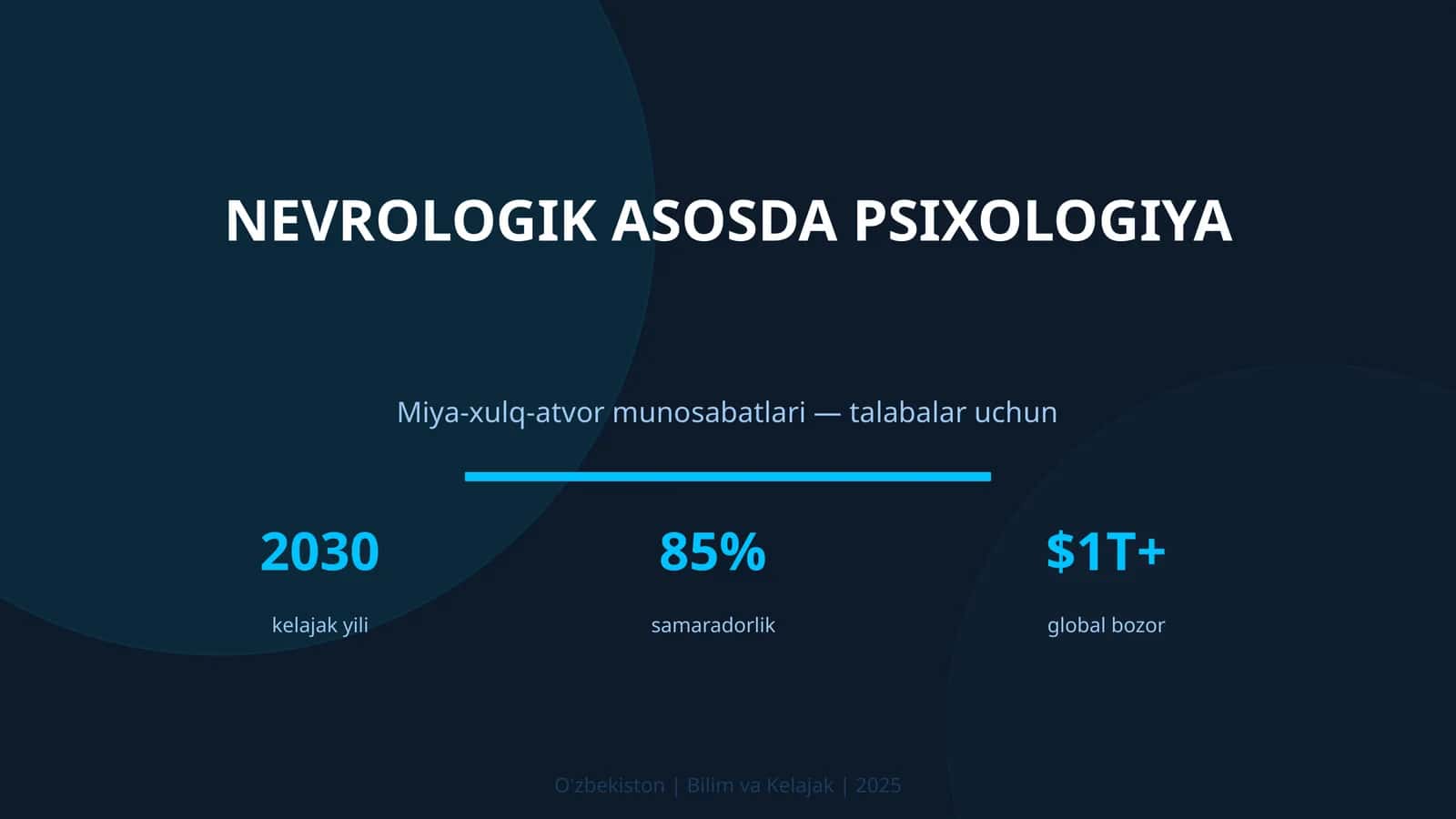 NEVROLOGIK ASOSDA PSIXOLOGIYA