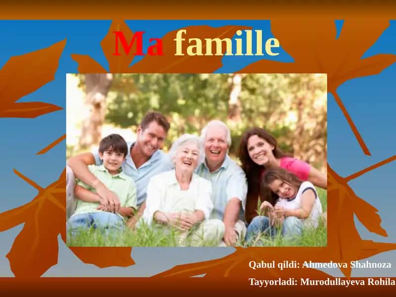Ma famille