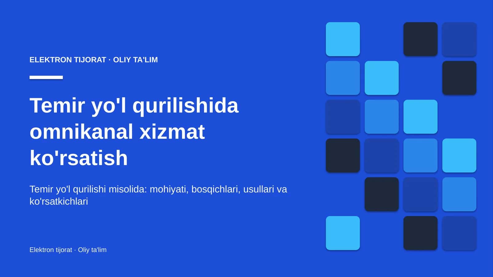 temir yo'l qurilishida omnikanal xizmat ko'rsatish 1600