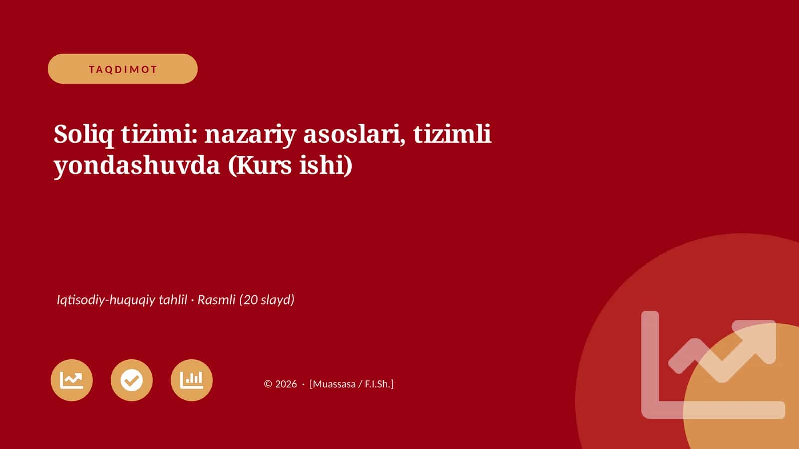 Soliq tizimi: nazariy asoslari, tizimli yondashuvda (Kurs ishi)