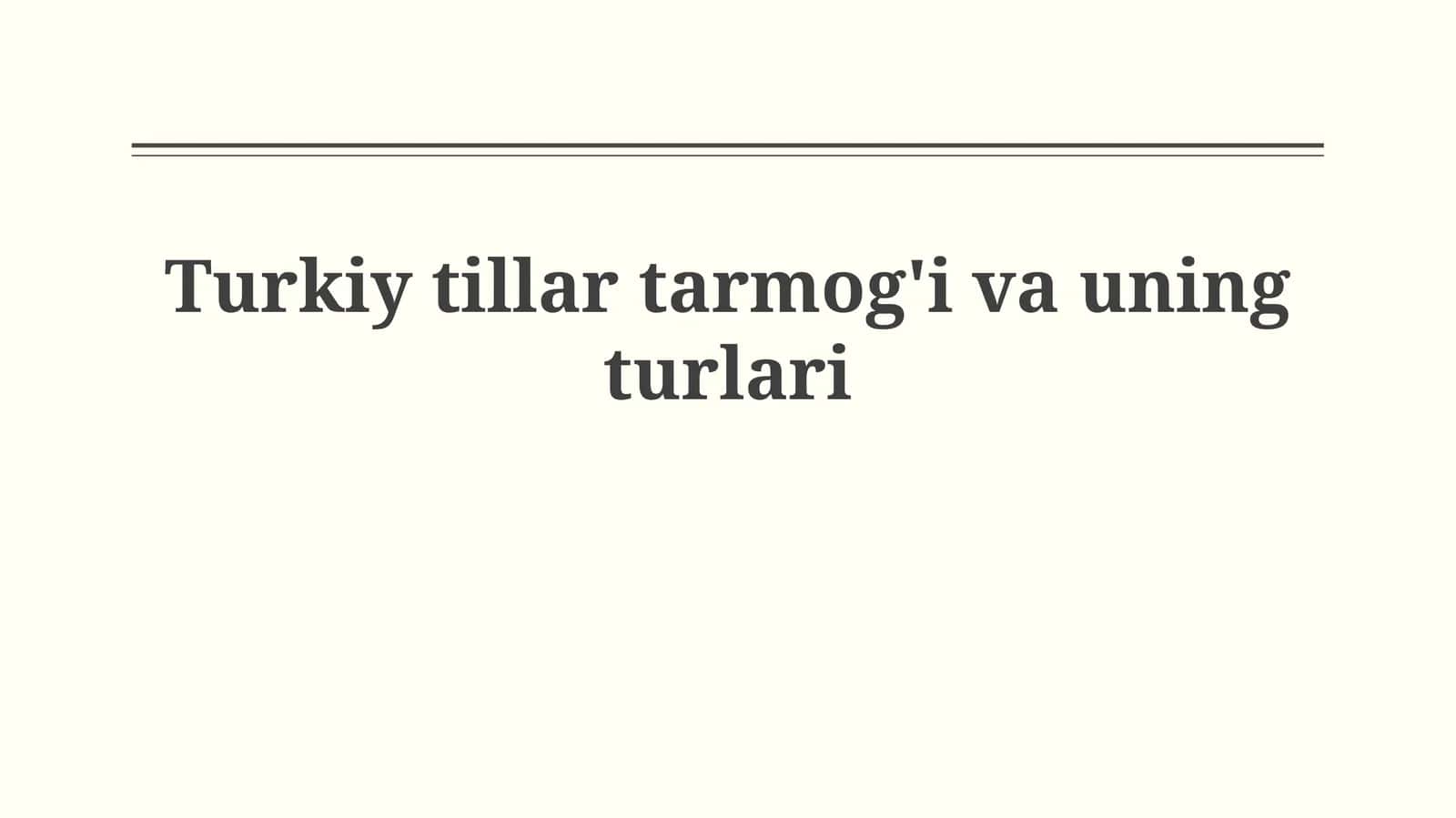 Turkiy tillar tarmog'i vauningturlari