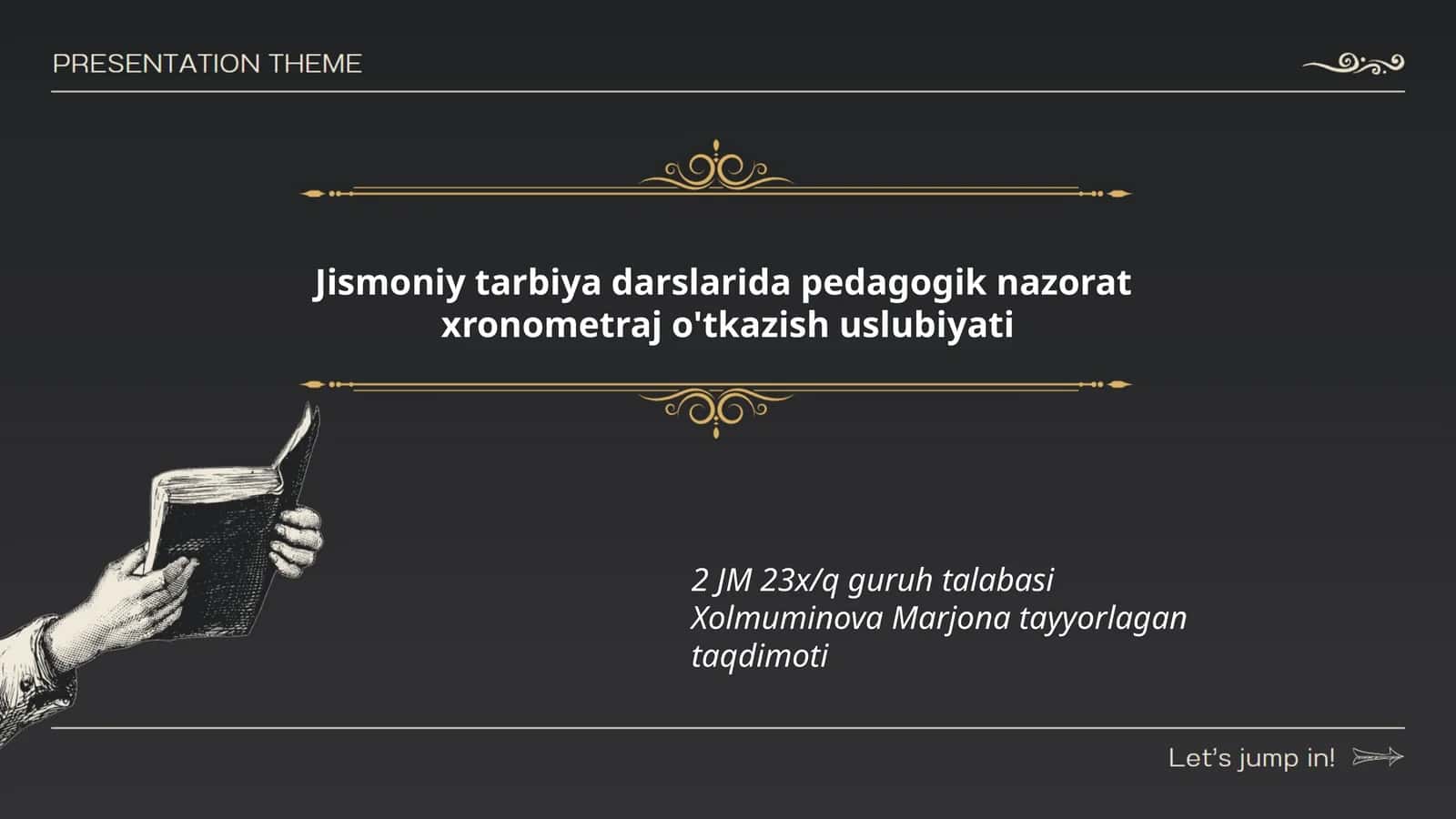 Xronometraj o'tkazish uslubiyati