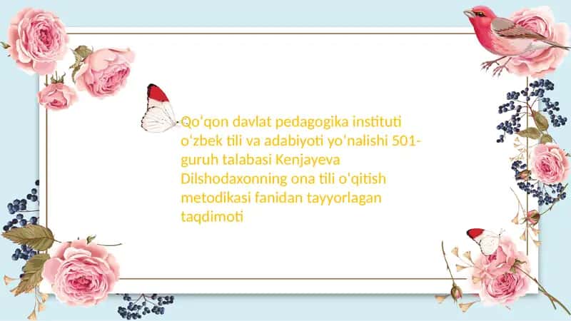 Xatolarni tahlil qilish metodikasi