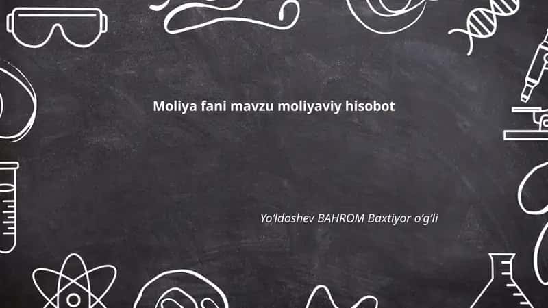 Moliyaviy hisobot