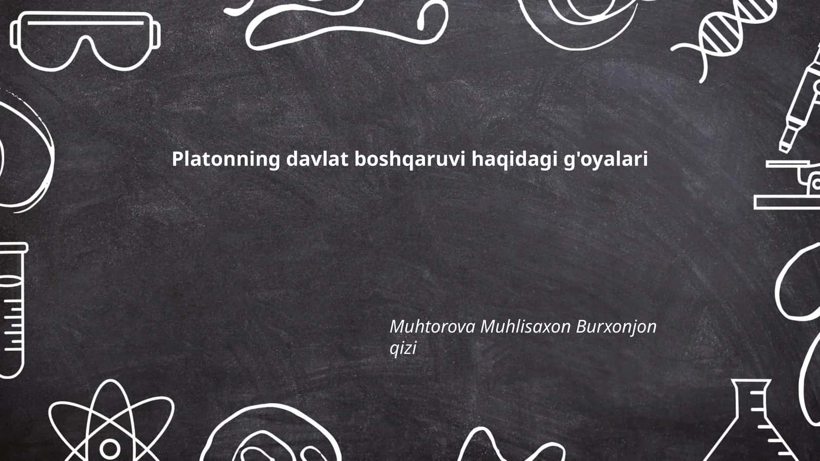 Platonning ideal davlat modeli
