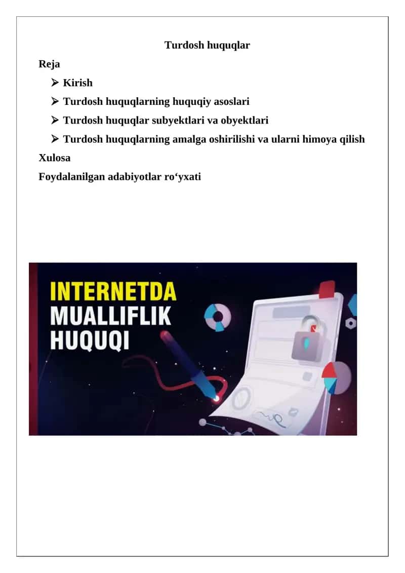Turdosh huquqlar