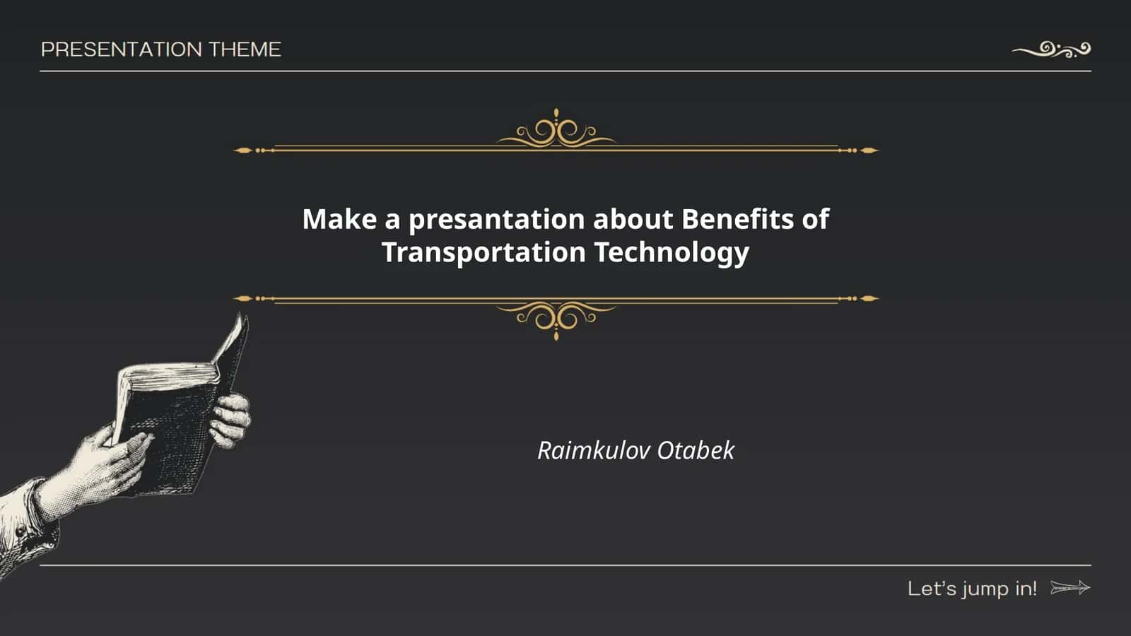 Benefits of Transportation Technology Presentation