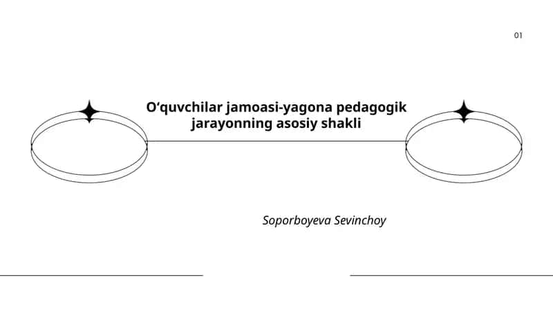 Oʻquvchilar jamoasi-yagona pedagogik jarayonning asosiy shakli