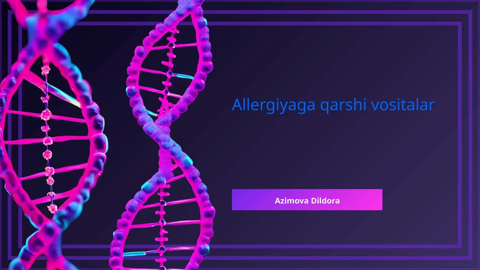 Allergiyaga qarshi vositalar