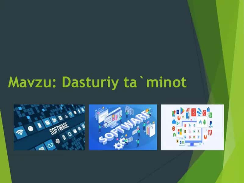 Dasturiy taʼminot
