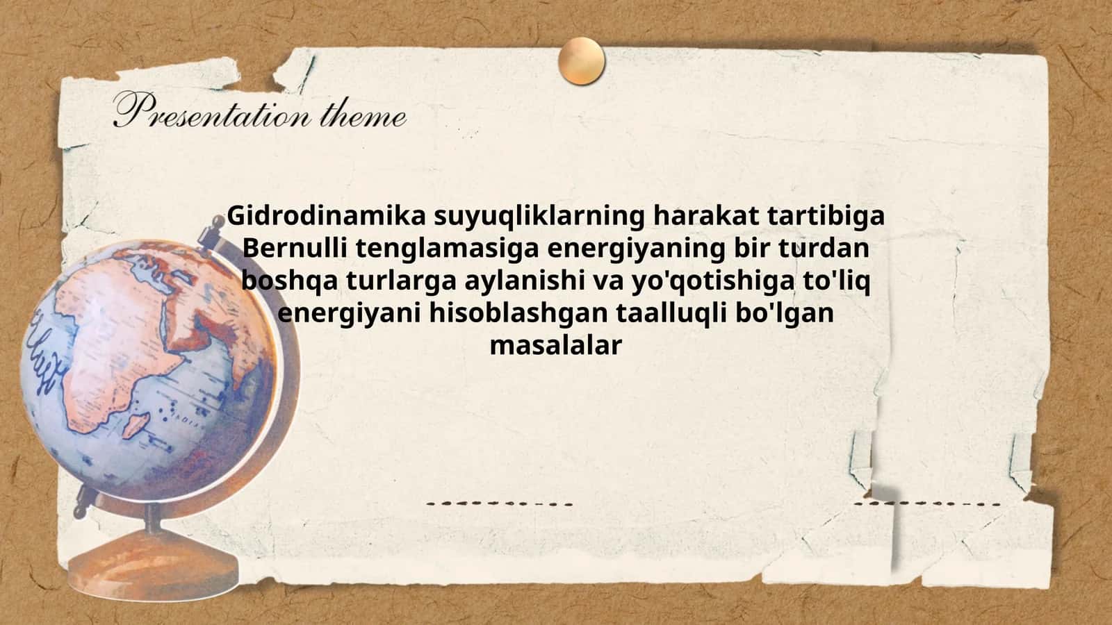 Gidrodinamika suyuqliklarning harakati