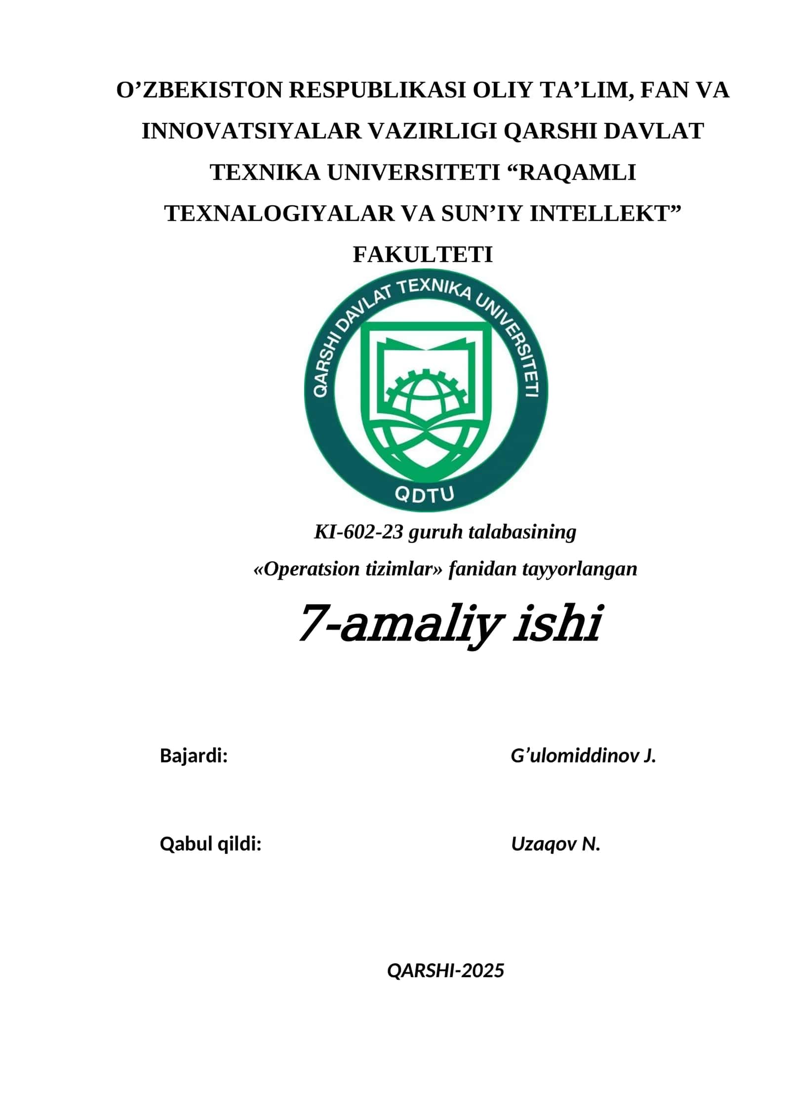 Foydalanuvchi huquqlarini boshqarish