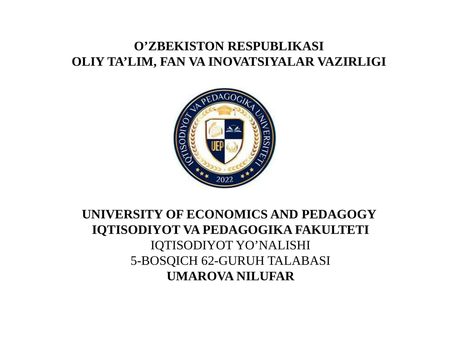 Ekologik risklar va iqtosodiy risklarning oʻzaro bogʻliqligi