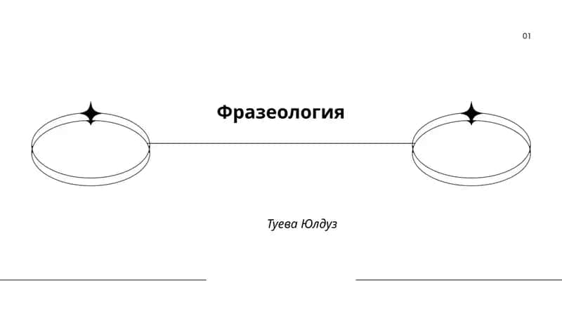 Фразеология