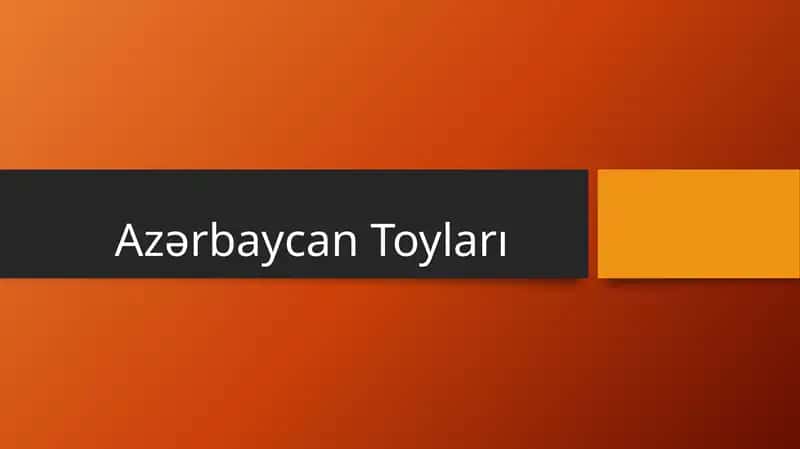 AzərbaycanToyları