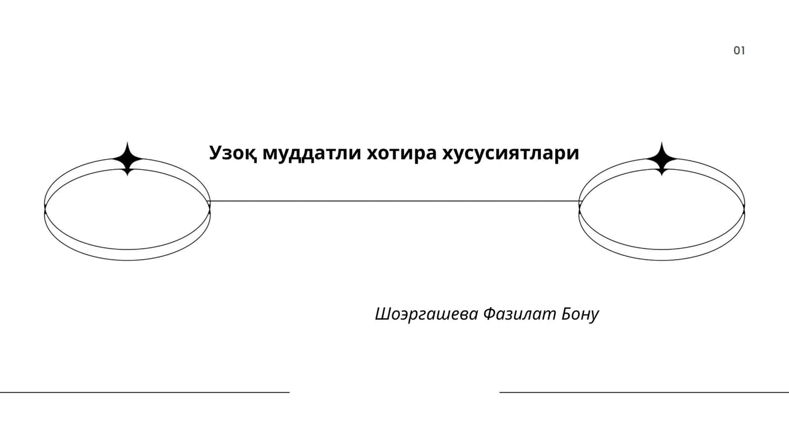 Узоқ муддатли хотира хусусиятлари