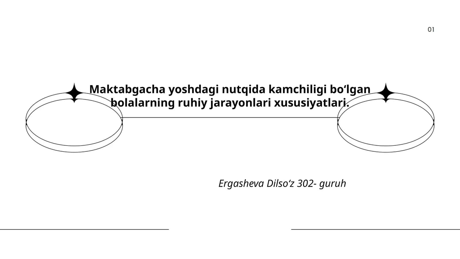 Maktabgacha yoshdagi nutqida kamchiligi boʻlgan bolalarning ruhiy jarayonlari xususiyatlari