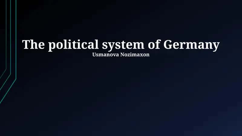 Germany's Political Foundations: From History to Basic Law