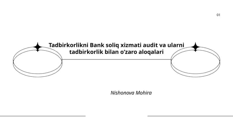 Tadbirkorlik faoliyatida bank kreditlarining roli va shartlari
