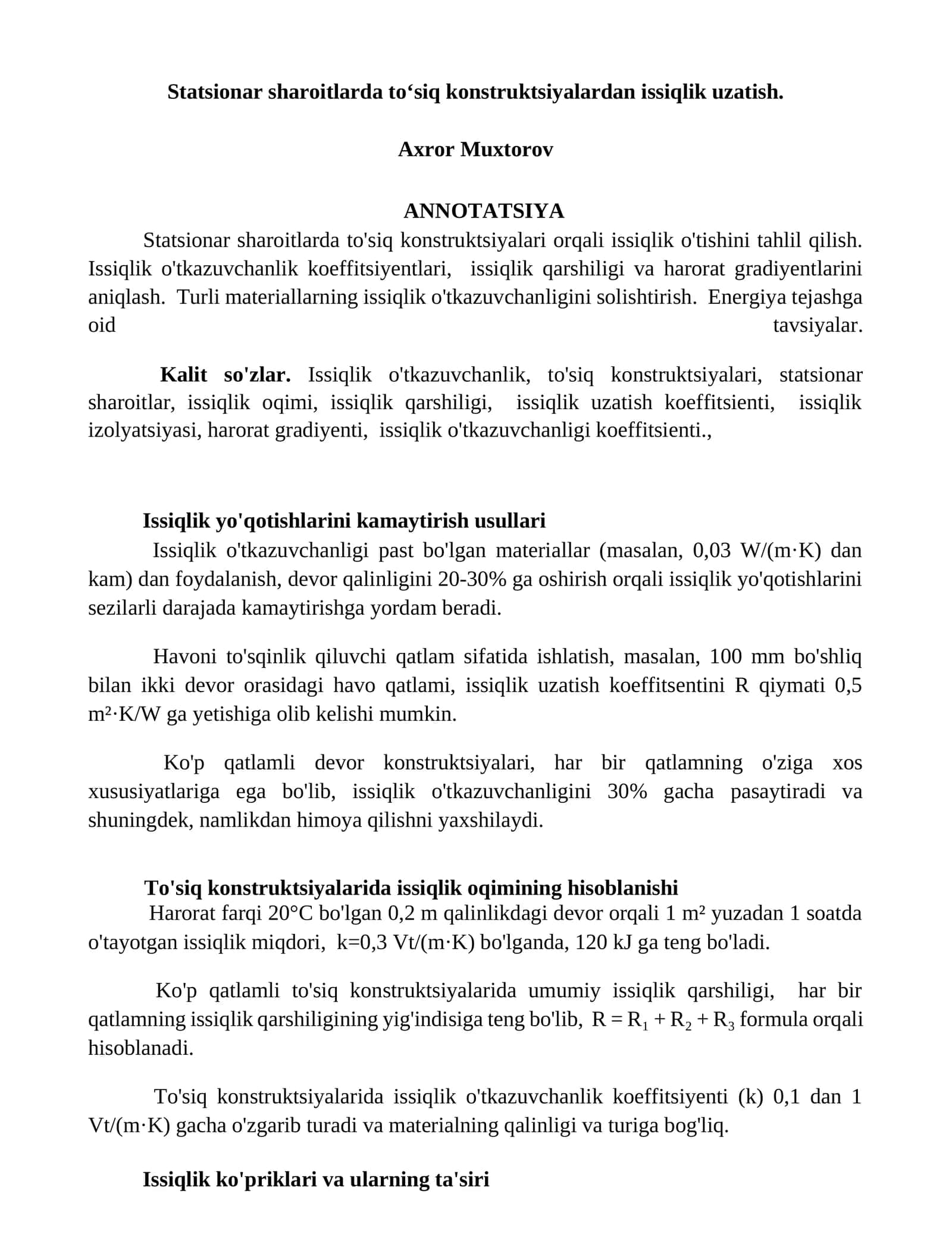 Issiqlik uzatish statsiyasi