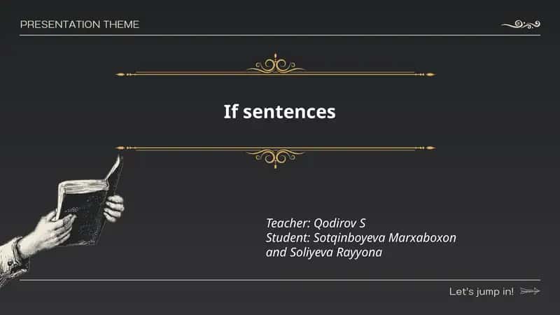 If sentences