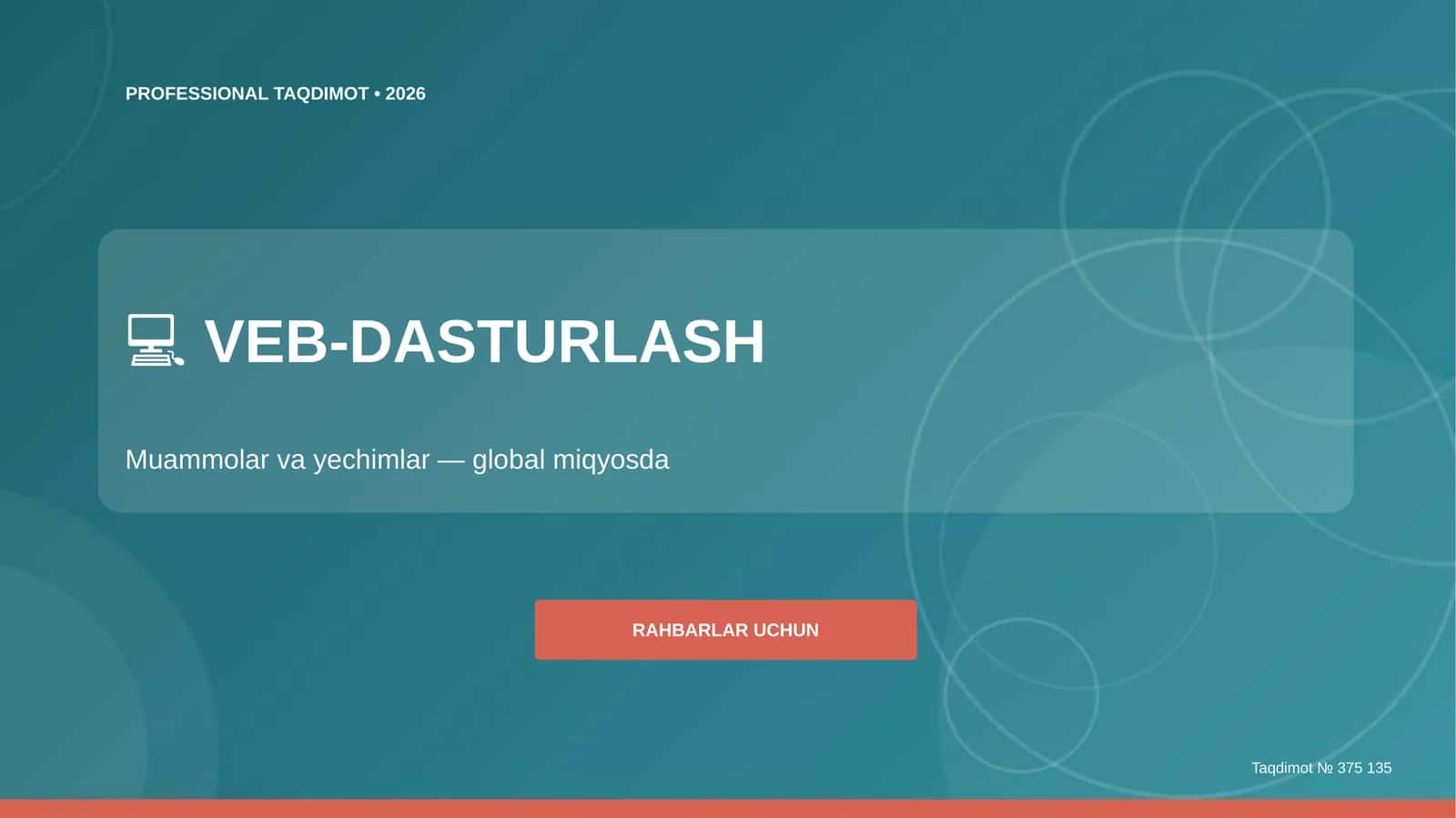 VEB-DASTURLASH