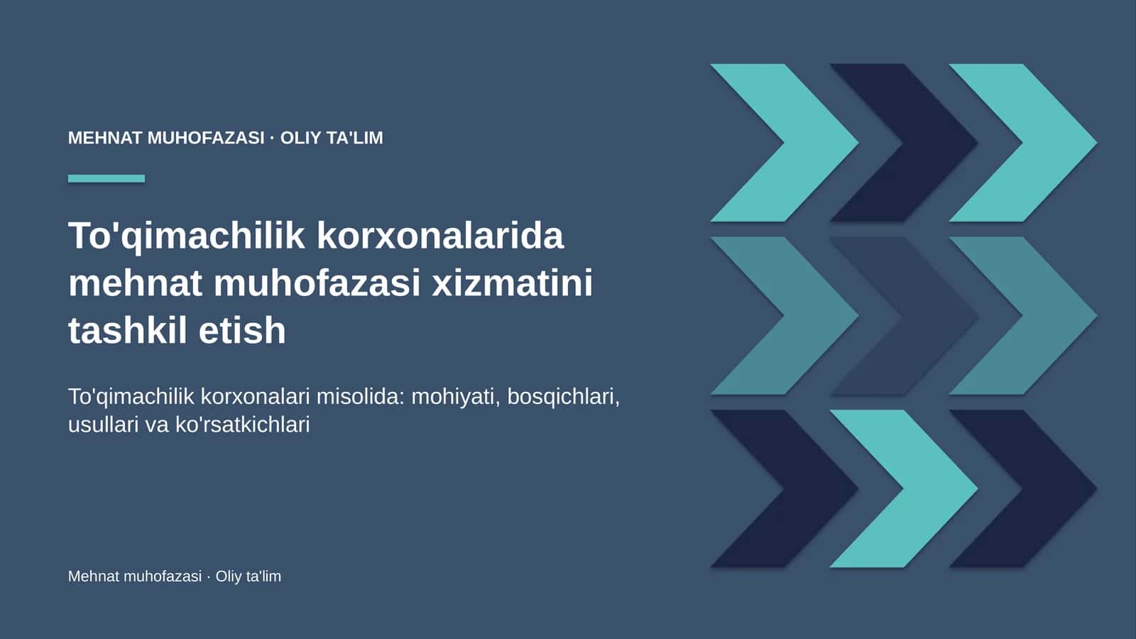 to'qimachilik korxonalarida mehnat muhofazasi xizmatini tashkil etish 3692