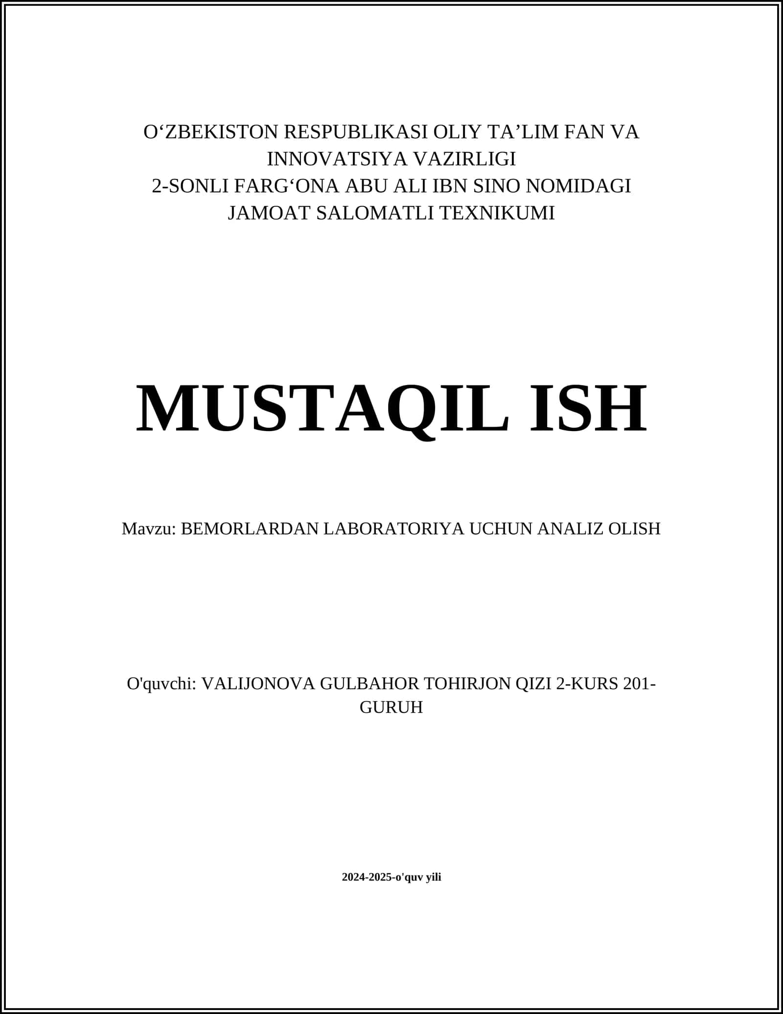 Biomaterial olish tartiblari
