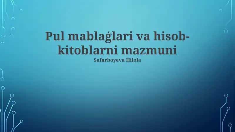 Byudjet hisob-kitoblari
