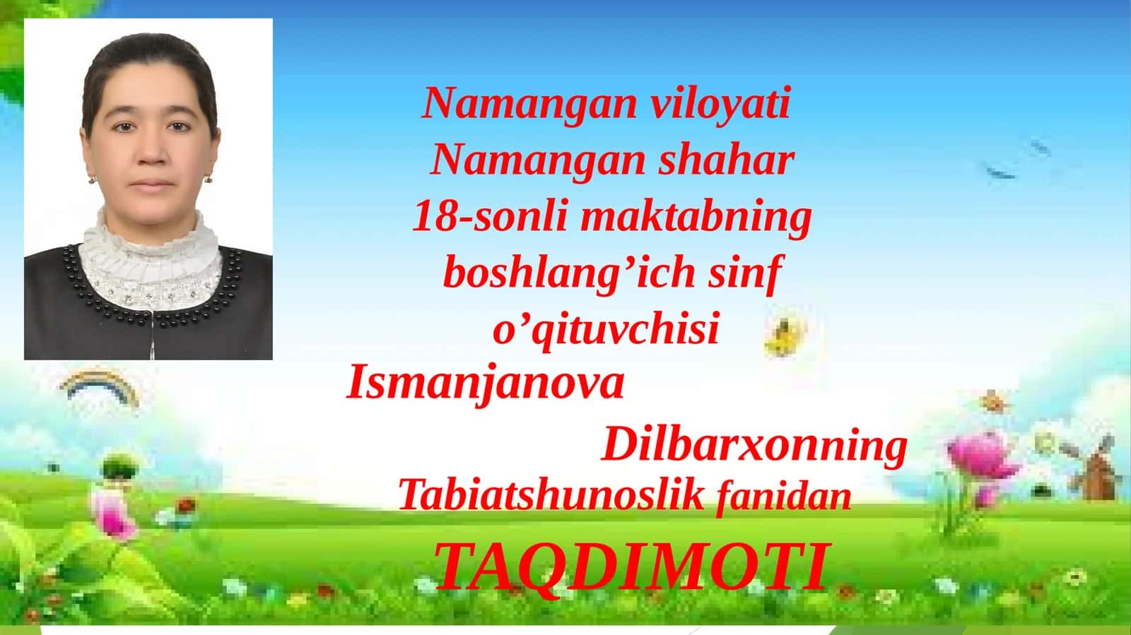 Namangan, Andijon va Farg’ona viloyatlari tabiati