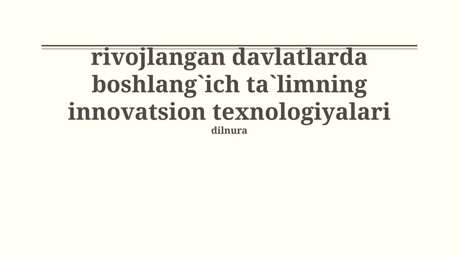 Sun'iy intellekt va ta'lim
