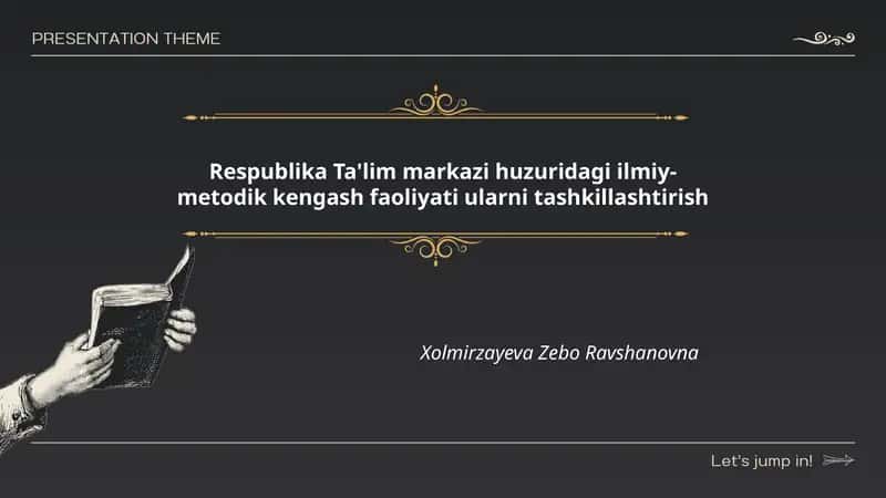 Respublika Ta'lim markazi huzuridagi ilmiy-metodik kengash faoliyati ularni tashkillashtirish