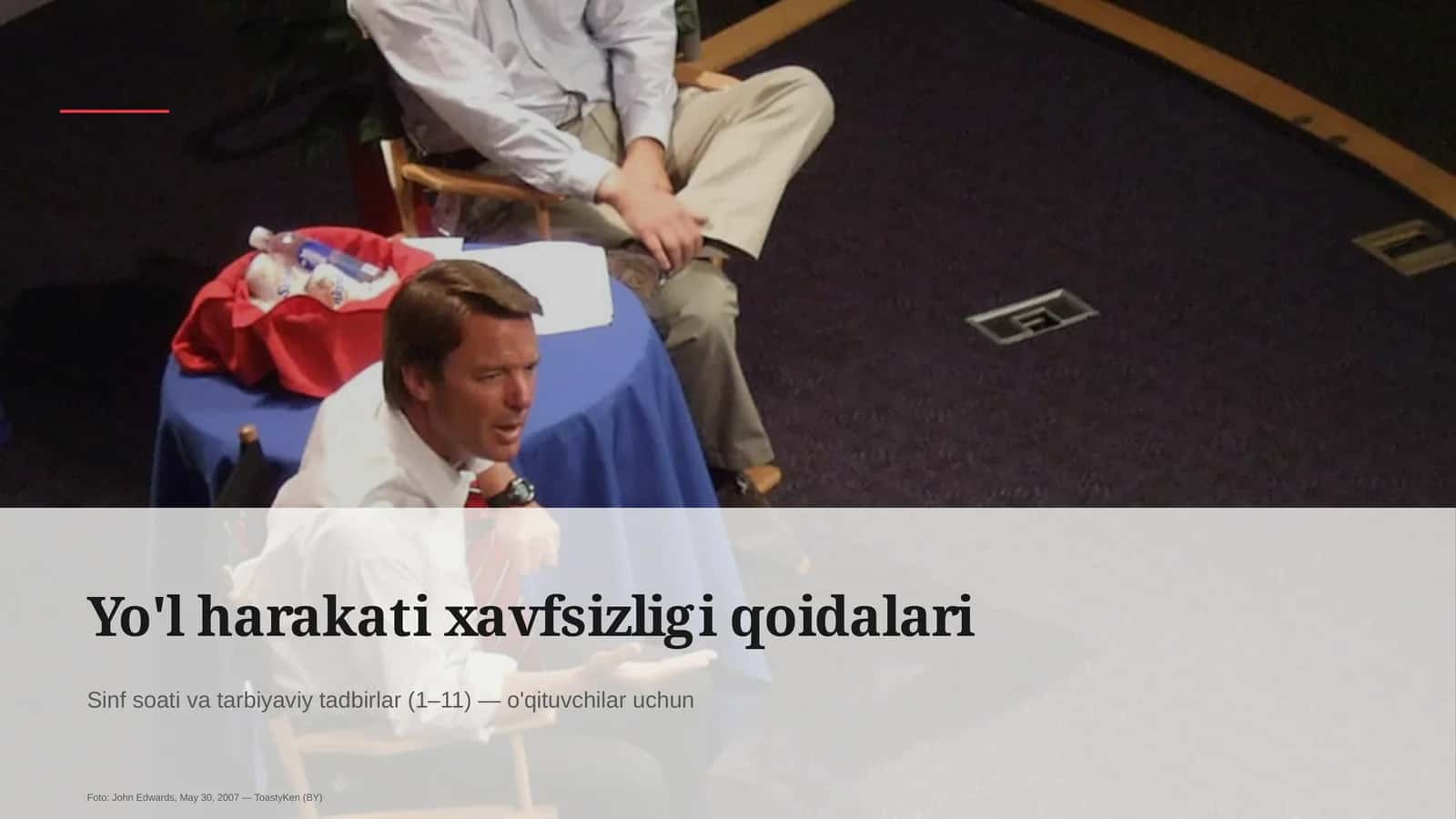 Sinf soati va tarbiyaviy tadbirlar (1–11)