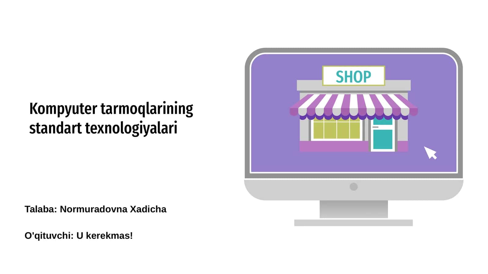Kompyuter Tarmoqlarining Asoslari