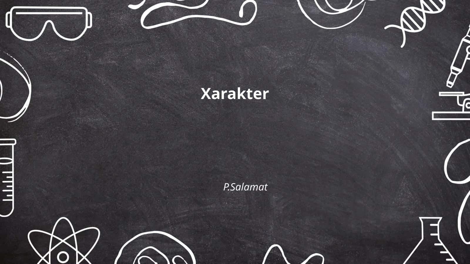 Xarakter va Shaxsiyat Turlari