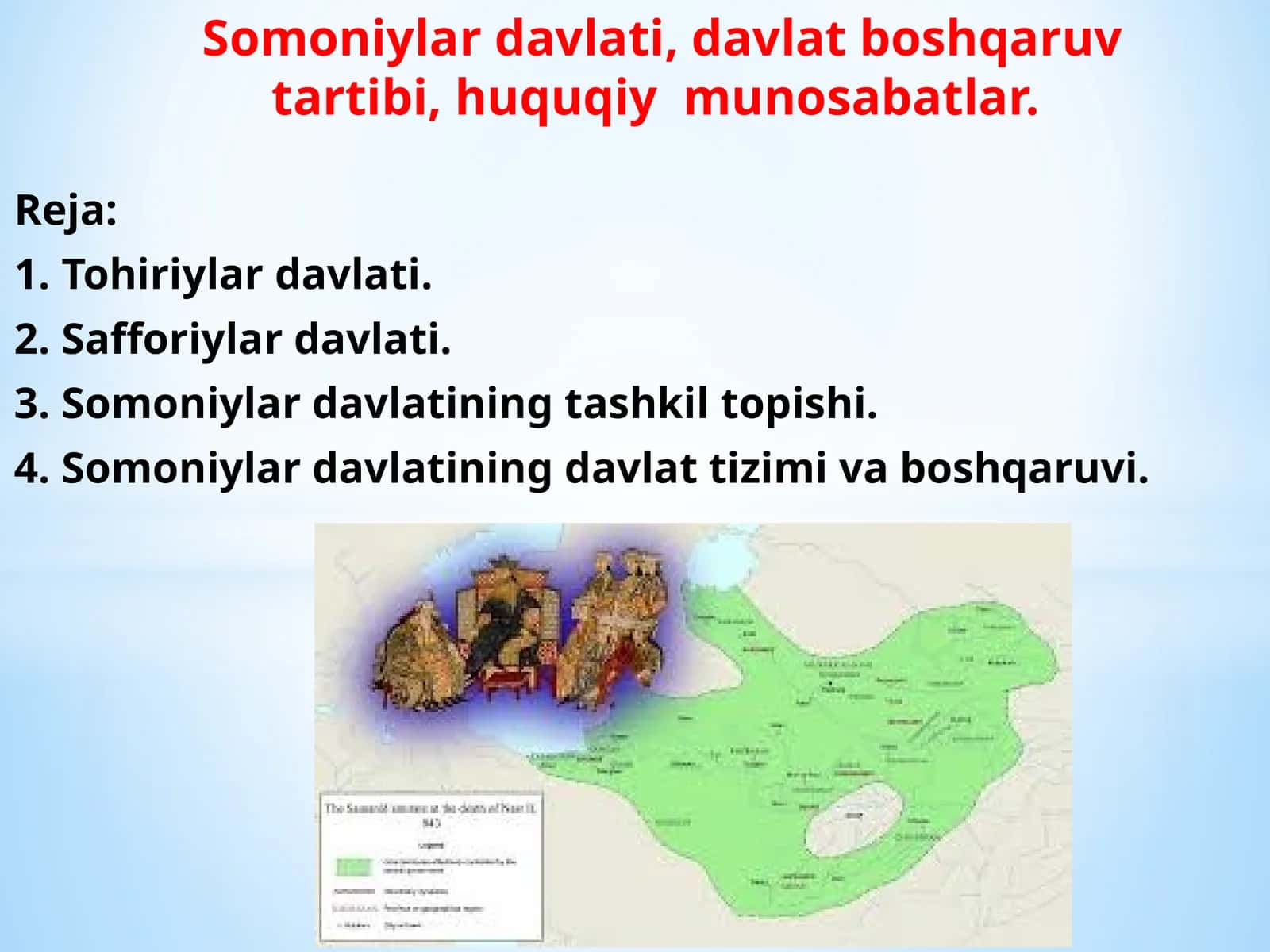 Somoniylardavlatiningdavlattizimivaboshqaruvi